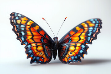 Obraz premium butterfly on white background