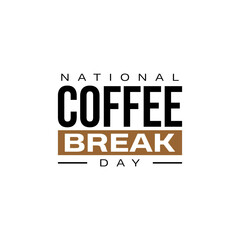 Fototapeta premium national coffee break day