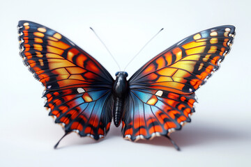 Fototapeta premium butterfly on white background