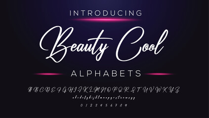 Classic typography serif font. Uppercase, lowercase, ligatures, ampersand, alternate, and number. Vector illustration word. Lettering Minimal Fashion Designs Romance Elegant.