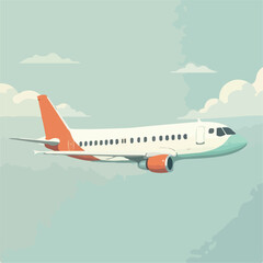 Traveling Plane vector design, Plane Illustration vector design