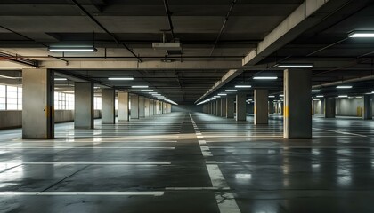 Obraz premium parking lot