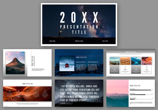 Pitch Deck Presentation Layout