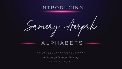 Thin serif font in modern style, this typeface has a big set of ligatures and alternates and can be used for logos