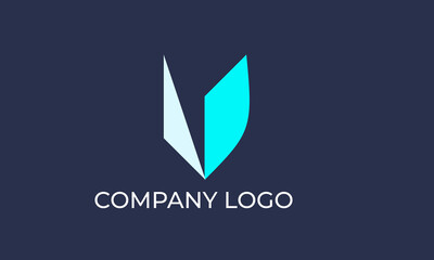 Dynamic Abstract Logo Design for Tech Products
