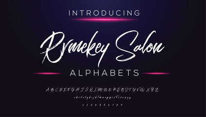 Thin serif font in modern style, this typeface has a big set of ligatures and alternates and can be used for logos