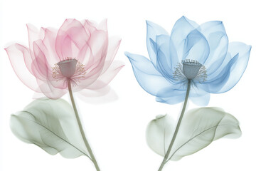 Lotus Flower on White