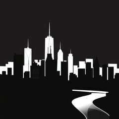 Obraz premium Retro vintage skyline silhouette wichita t-shirt design souvenir gift skyline silhouette 
