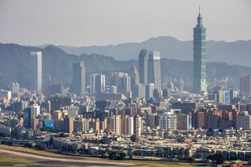 Obraz premium Taipei Cityscape with Taipei 101