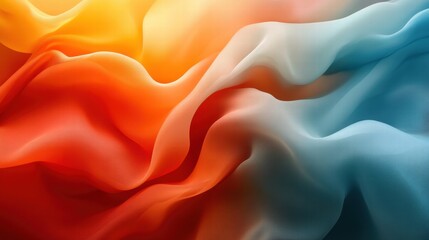 Obraz premium Abstract Colorful Fabric Drape