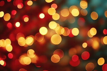 Obraz premium A beautifully decorated Christmas tree with sparkling lights and red ornaments for a festive holiday ambiance