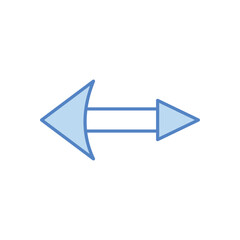 Arrow Left vector icon