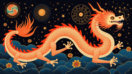 Celestial Dragon: Mystical Asian Art - Mystical Creatures