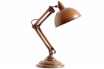 Vintage brown adjustable desk lamp