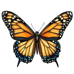 Fototapeta premium butterfly isolated on white