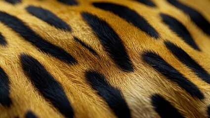 Fototapeta premium Vibrant Close-up of Tiger Fur and Stripes