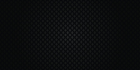 Black lighting background with diagonal stripes. Vector abstract background, Dark industrial honeycomb background, Carbon fiber background.
