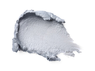 Sample of cosmetic product isolated on white, top view