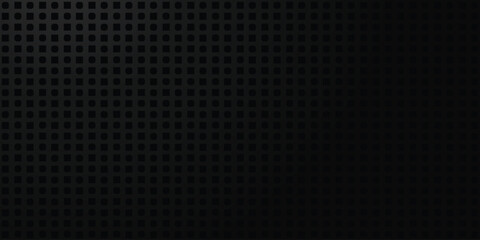 Black lighting background with diagonal stripes. Vector abstract background, Dark industrial honeycomb background, Carbon fiber background.