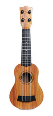 Obraz premium One ukulele isolated on white. String musical instrument