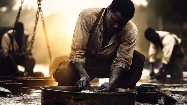 This presentation highlights the experiences of African slaves in the 19th century, focusing on their labor and struggles in America. It captures their resilience and contributions to history