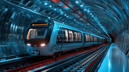 Obraz premium Subways are the lifelines of urban transport.