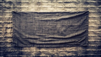 Dark Fabric on Textured Wall A Study in Contrasts