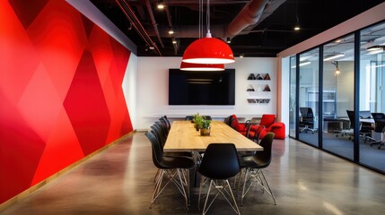 Visual branding creates a memorable identity for the company.