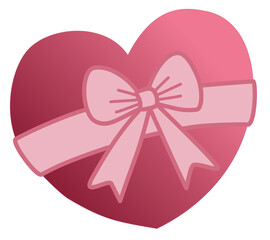 heart with ribbon