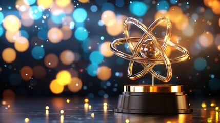 Celebration of science awards virtual event graphic design digital space