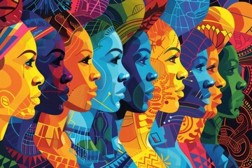 Obraz premium African American Month Day