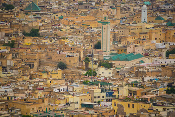 Obraz premium Panorama di Fes