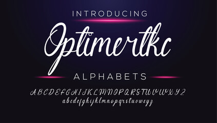 Classic typography serif font. Uppercase, lowercase, ligatures, ampersand, alternate, and number. Vector illustration word. Lettering Minimal Fashion Designs Romance Elegant.