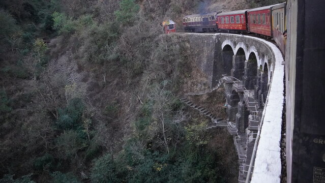 Arch Bridge #541 Shimla to Kalka heritage railway