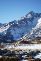 Fototapeta premium snow-capped mountain