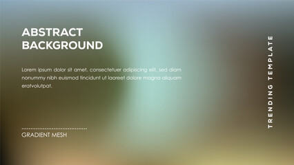 Abstract Background Gradient Mesh Trending Template Design