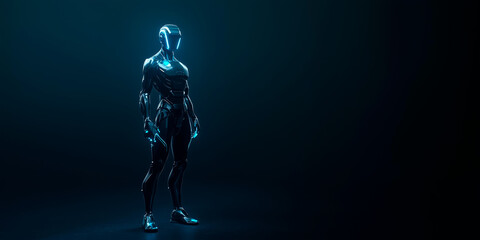 Hyperrealistic Futuristic Robot