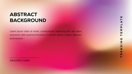 Trending Abstract Background Template Gradient Mesh Design