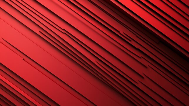 Abstract red geometric background with diagonal lines and dark space overlay, ideal for banners, flyers, and graphic design projects