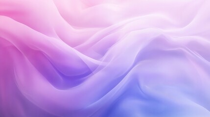 Obraz premium Pastel-tone purple, pink, and blue gradient abstract background with smooth, defocused lines