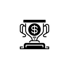 Scholarship Glyph Icon. linear style sign for mobile concept and web design. Outline vector icon.