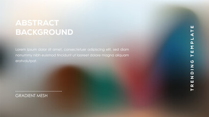 Trending Abstract Background Gradient Mesh Template Design