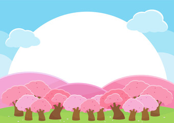 pink spring field frame 2