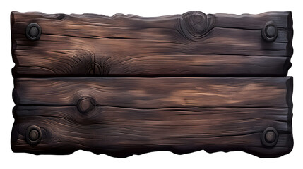 vintage wooden board isolated on transparent background wooden board png