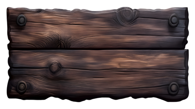 vintage wooden board isolated on transparent background wooden board png - Powered by Adobe