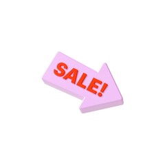 simbol and icon sale offer graphic  3D icon