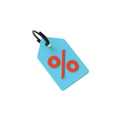 simbol and icon sale offer  tagging promo 3D icon
