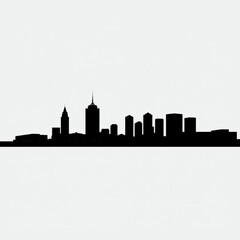 Naklejka premium Retro vintage skyline silhouette new haven t-shirt design souvenir gift skyline silhouette 