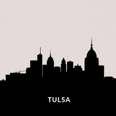 Fototapeta premium A man standing before a cityscape filled with cubes symbolizing digital or architectural design concepts skyline silhouette 