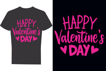 happy valentine's day t shirt design